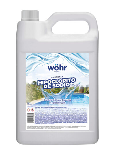 HIPOCLORITO DE SODIO X 5 L.
