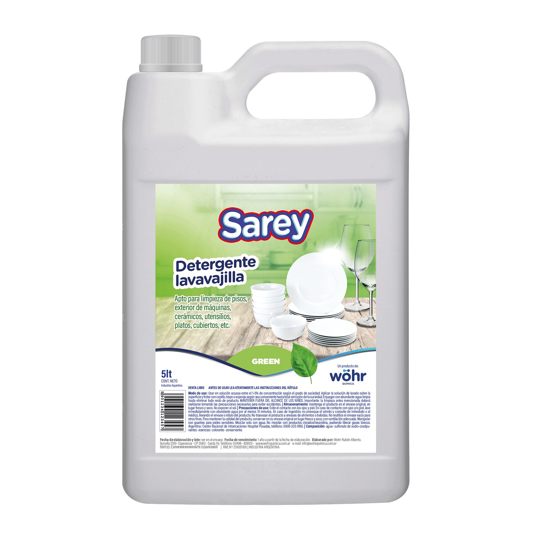 Detergente Sarey Green 10%