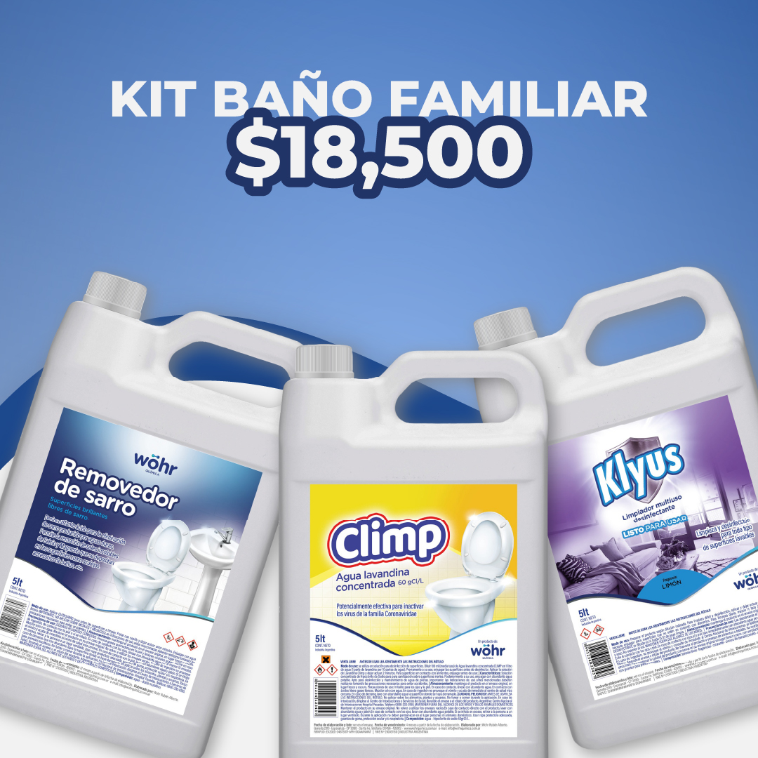 Kit Baño Familiar